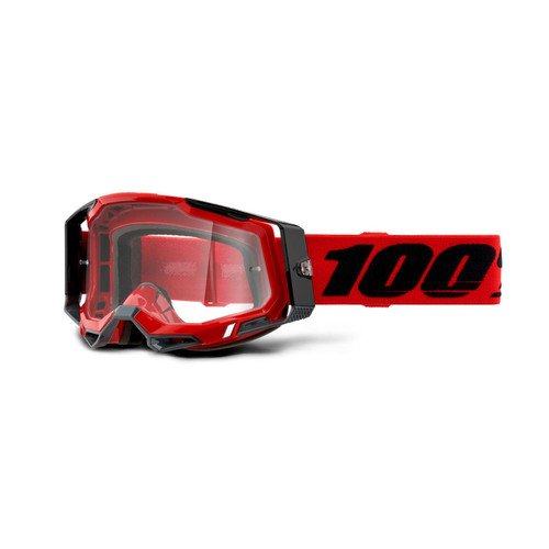 100 Percent RACECRAFT 2 Goggle Red - Clear Lens