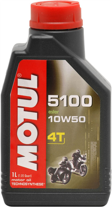 Motul Semi-Synthetic 5100 10W50 4T Oil 1 Litre