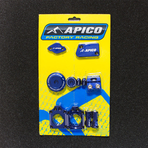APICO YCPK402 FACTORY BLING PACK YAMAHA YZ250F 09-13 BLUE