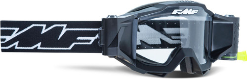 FMF Goggles POWERBOMB Film System Goggle Rocket Black Clear Lens