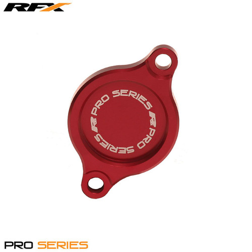 RFX Pro Oil Filter Cover (Red) Suzuki RMZ250 07-16 RMZ450 05-19