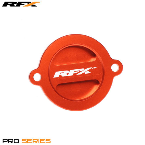 RFX Pro Oil Filter Cover (Orange) KTM SXF450 13-15 EXC-F450 12-13