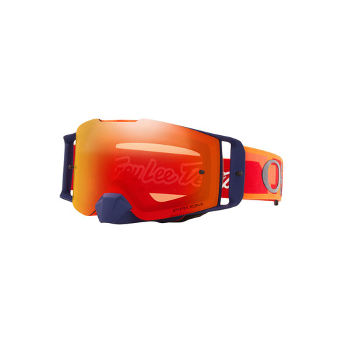 Oakley Front Line MX Goggle (TLD Confetti Orange/Red) Prizm MX Torch Iridium Lens