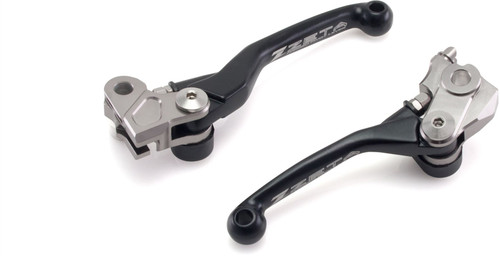 ZETA Pivot brake/clutch Lever Set KX250 21 KX450 19-21 Black