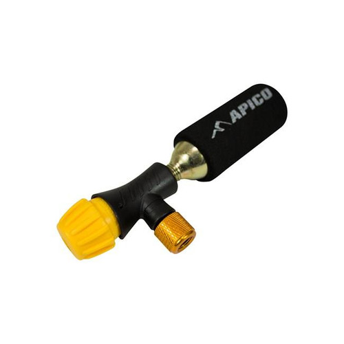 APICO YYCT002 TYRE INFLATOR WITH 2X CO2 CANNISTERS YELLOW/BLK