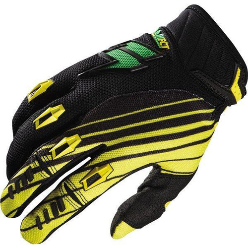 Shift Faction Men Adult Motocross Gloves Satelite Green/Yellow