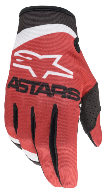 Alpinestars 2022 Adult Radar MX Gloves Red Matt/Blue Neon