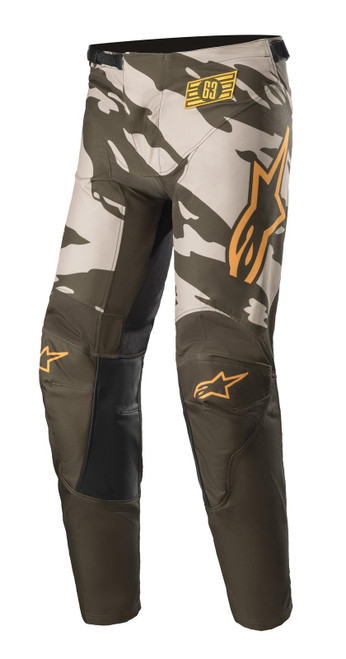 Alpinestars 2022 Youth Racer Tactical Pant Miliary Samd Camo/Tangerine