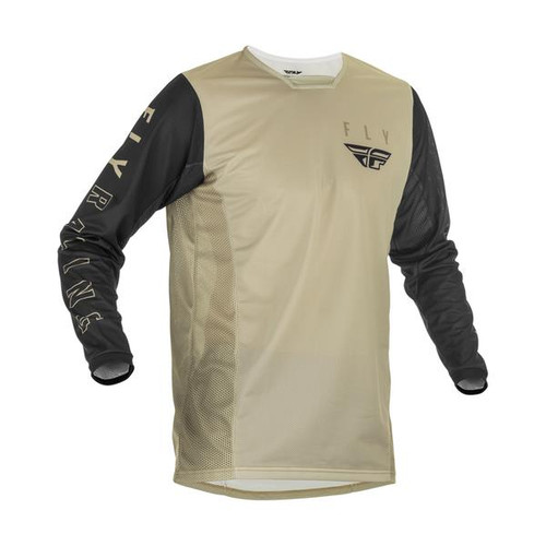 Fly 2022 Adult Kinetic Mesh MX Jersey Stone/Khaki/Black