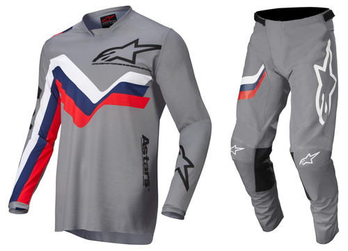 Alpinestars 2022 Adult Racer Braap MX Combo Mid Grey