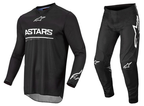 Alpinestars 2022 Adult Racer Graphite MX Combo Black