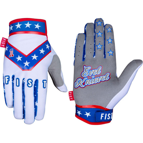 Fist Adult Knievel MX Gloves White