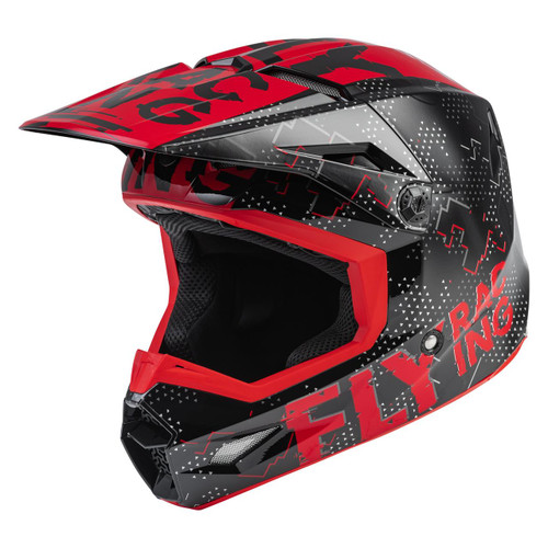 Fly 2022 Youth Kinetic Scan MX Helmet Black/Red