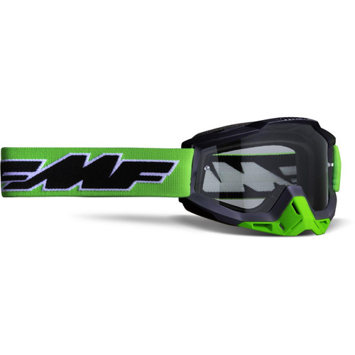 FMF Goggles POWERBOMB Goggle Rocket Lime - Clear Lens