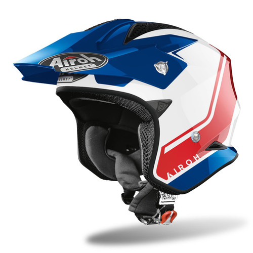 AIROH TRR S KEEN BLUE/RED GLOSS