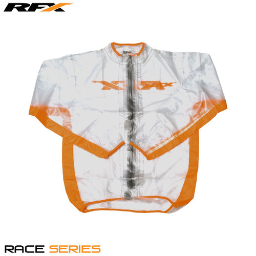 RFX Sport Wet Jacket (Clear/Orange) Size Youth XLarge (12-14)