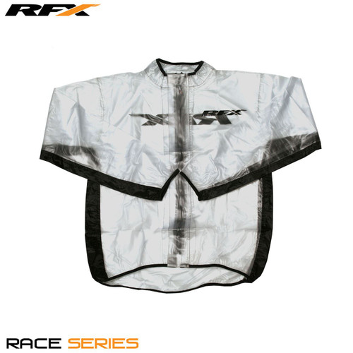 RFX Sport Wet Jacket (Clear/Black) Size Youth Large (10-12)