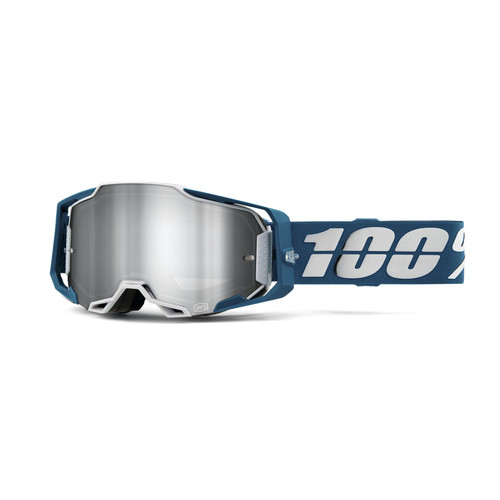 100 Percent ARMEGA Goggle Albar - Mirror Silver Flash Lens