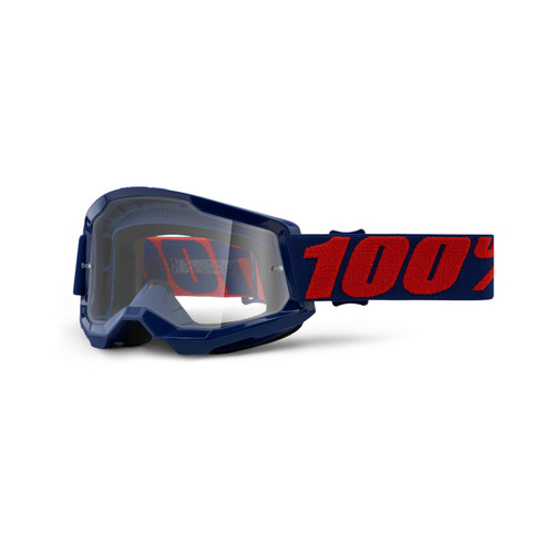 100 Percent STRATA 2  Motocross Goggle Masego - Clear Lens