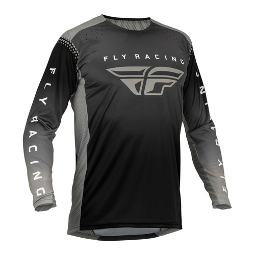 Fly 2023 Adult Lite MX Jersey Black/Grey