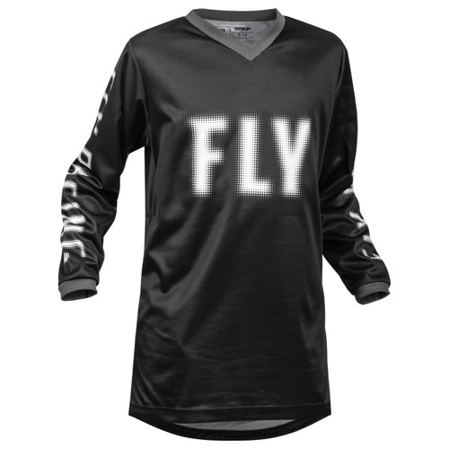 Fly 2023 Youth F-16 MX Jersey Black/White