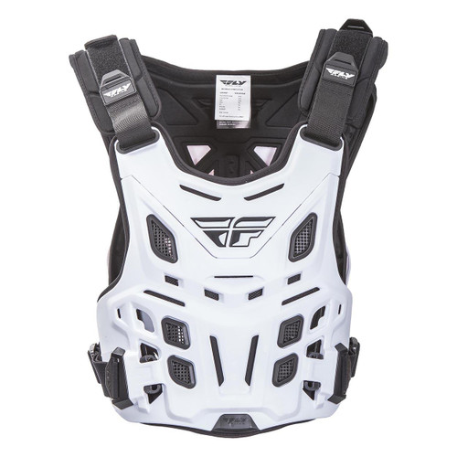 Fly Revel Chest Protector (White) Size Adult Universal