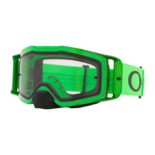 Oakley Front Line MX Goggle (Moto Green) Clear Lens