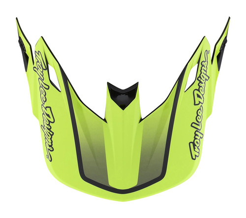 Troy Lee Designs SE5 MX Helmet Replacement Visor Qualifier Black/Yellow