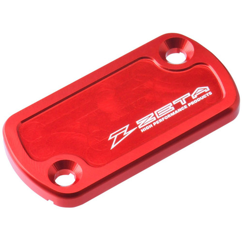 ZETA Front brake reservoir cover CR/CRF/KX450 Rear CRF250L Red