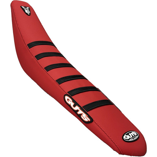 GUTS Racing Ribbed VS seat cover red with black rib KTM 19-21 125-450 Gas Gas 21 125-450 GUTS Racing Ribbed VS seat cover red with black rib KTM 19-21 125-450 Gas Gas 21 125-450