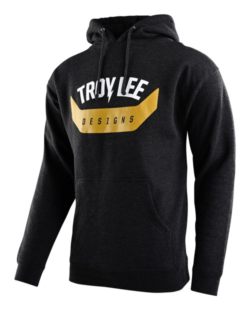 Troy Lee Designs Adult Arc Pullover Hoodie Black Heather