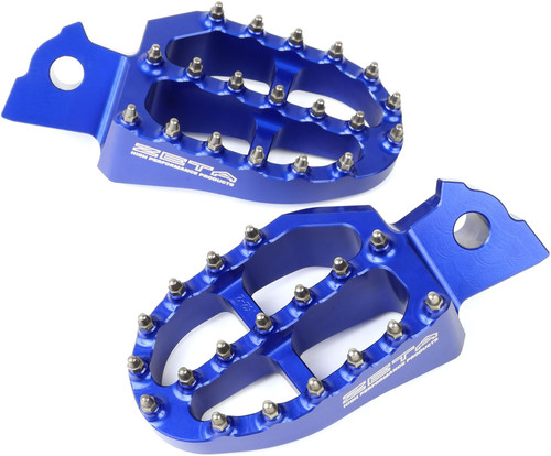 ZETA Aluminum FootPegs YZF250/450 WR250/450 YZ65/85 YZ125/250 Blue