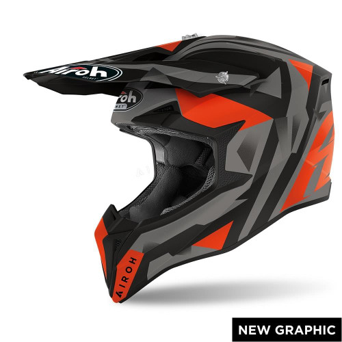 AIROH WRAAP HELMET SEQUEL MATT ORANGE