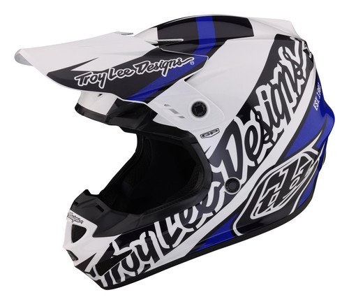 TLD Youth GP Helmet Slice Blue