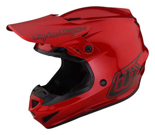 TLD GP Helmet Mono Red Adult