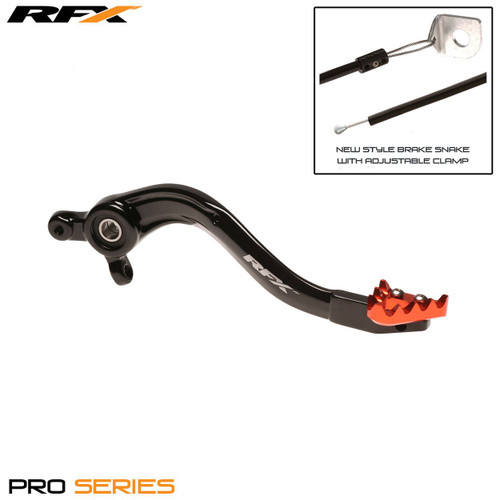 RFX Pro ST Rear Brake Lever (Black/Orange) KTM SX/EXC250 17-22 EXCF250/350 17-22 RFX Pro ST Rear Brake Lever (Black/Orange) KTM SX/EXC250 17-22 EXCF250/350 17-22