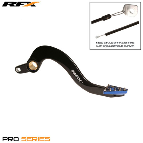 RFX Pro ST Rear Brake Lever (Black/Blue) Yamaha YZF250 10-22