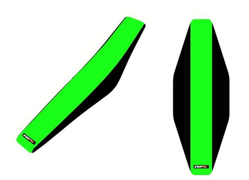 RFX Race Gripper Seat Cover Kawasaki (Black Side/Green Top) KX450F 16-18