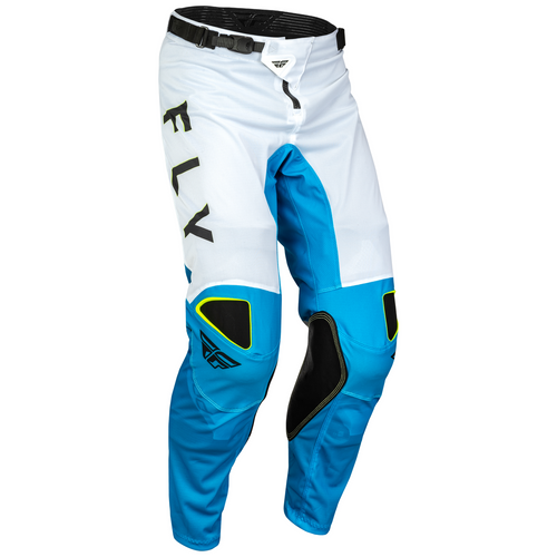 Fly 2023 Adult Kinetic Mesh Kore MX Pant Blue/White/Hi-Vis