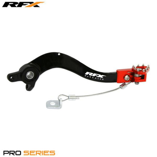 RFX Pro FT Rear Brake Lever (Black/Orange) KTM SX/SXF 125-450 2023 Husqvarna TC/FC 125-450 2023