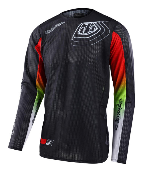 Troy Lee Designs Adult SE Pro Air MX Jersey Richer Black/Fire