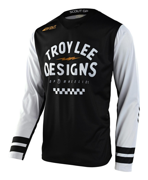 TLD Scout GP Adult Jersey Ride On Black/White