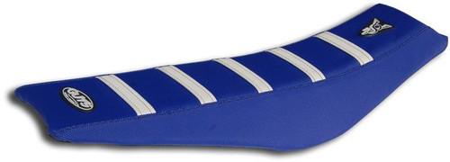GUTS Racing Ribbed Velcro cover Blue with White ribs Yamaha YZ125 22-23, YZ250 22-23 GUTS Racing Ribbed Velcro cover Blue with White ribs Yamaha YZ125 22-23, YZ250 22-23