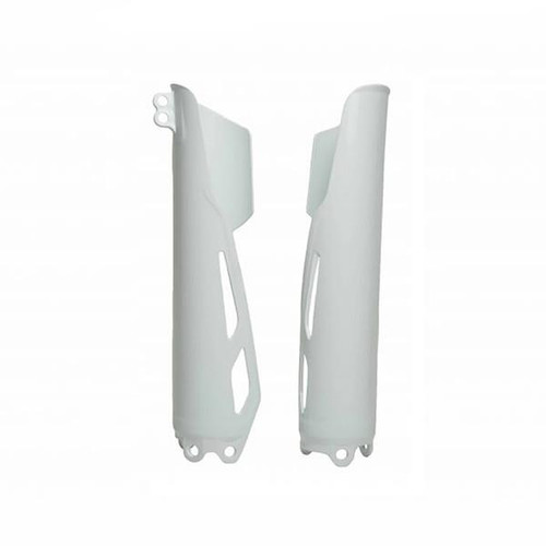 Rtech Fork Guards (White) Honda CRF250 19-23 CRF450 19-23