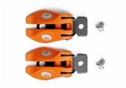 SIDI MX/STONE POP BUCKLE-ORANGE [PAIR]