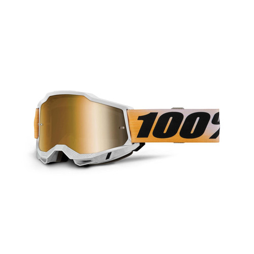 100 Percent ACCURI 2 Goggle Shiv - Mirror True Gold Lens