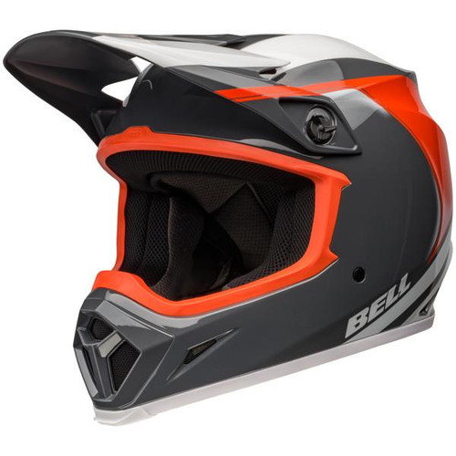 Bell MX-9 MIPS 2024 Adult MX Helmet Dart Charcoal/Orange