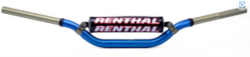 RENTHAL HANDLEBAR TWINWALL 918-01-BU-02-184 BLU-PADDED CR HIGH/RICKY JOHNSON