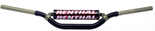 RENTHAL HANDLEBAR TWINWALL 922-01-BK-07-185 BLK-PADDED RC HIGH