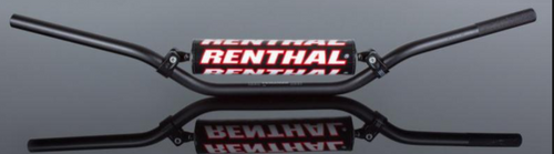 RENTHAL HANDLEBAR 966-05-BK-01-185 BLK-PADDED REED/WINDHAM